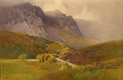 Appraisal: ARTHUR TUCKER british - BORROWDALE GATE CRAGS Signed bottom left