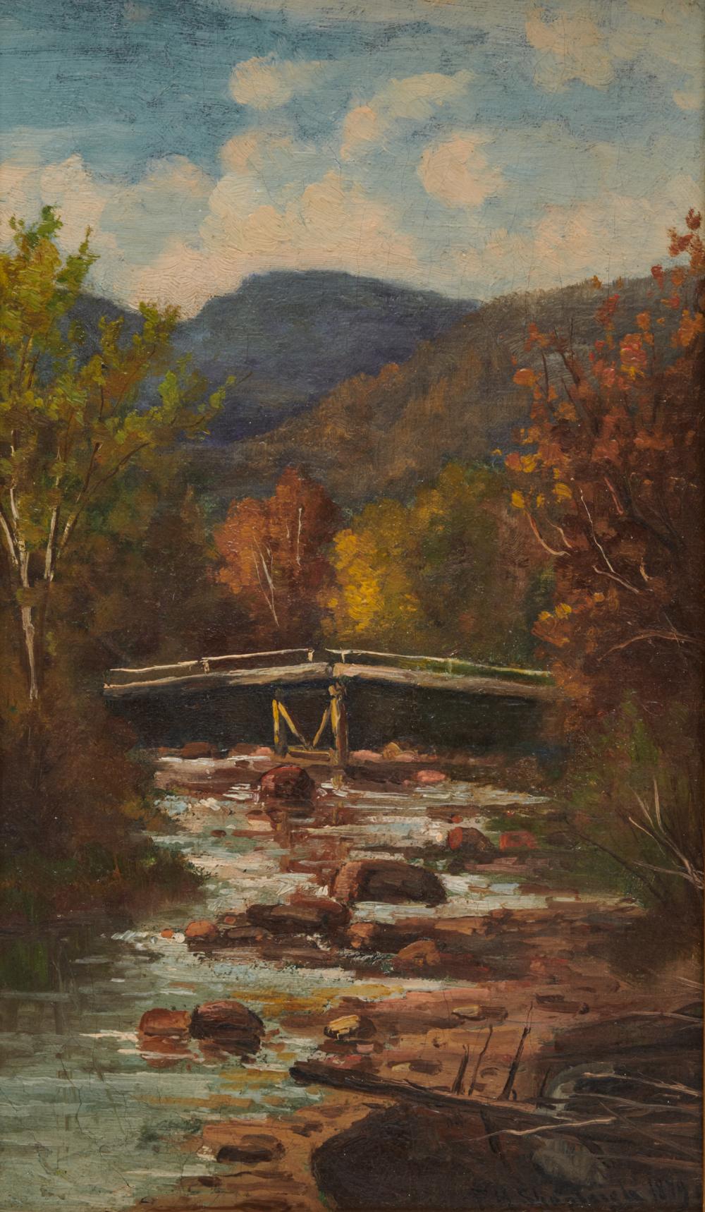 Appraisal: FRANK HENRY SHAPLEIGH American - Brook at Jackson N H