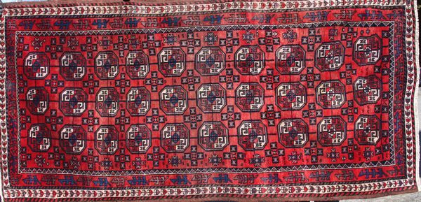 Appraisal: Fine Bokhara rug ' x ' Some wear EST -