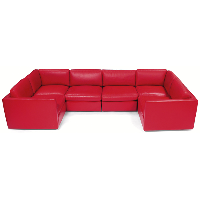 Appraisal: Charles Pfister sectional sofa by Knoll from the Pfister Collection