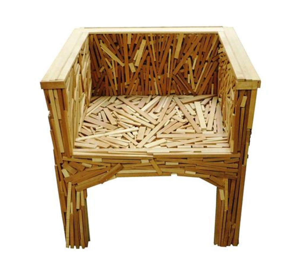 Appraisal: Robert Engvall Canton Connecticut contemporary Favela type chair made after