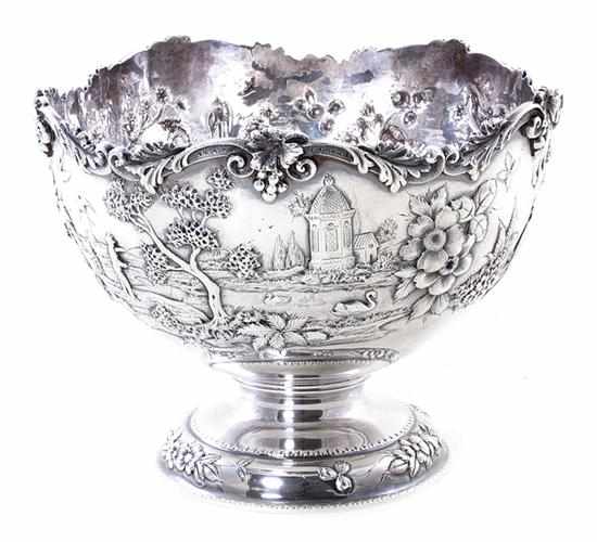 Appraisal: Southern silver centerbowl by S Kirk Son Co Baltimore Maryland