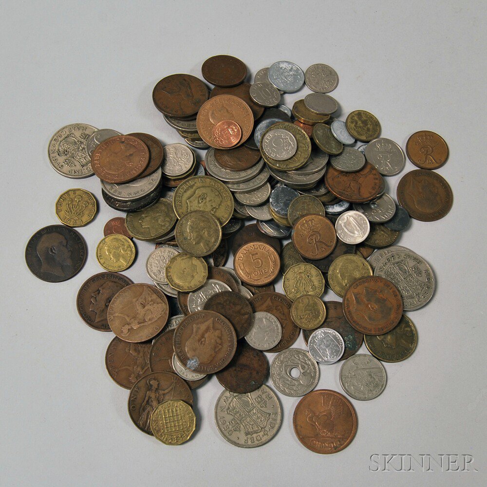 Appraisal: Assorted Group of International Coins including coins from England Ireland