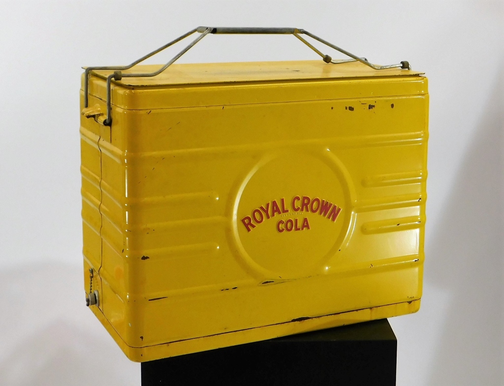 Appraisal: VINTAGE ROYAL CROWN COLA ADVERTISEMENT COOLER United States th CenturyVintage