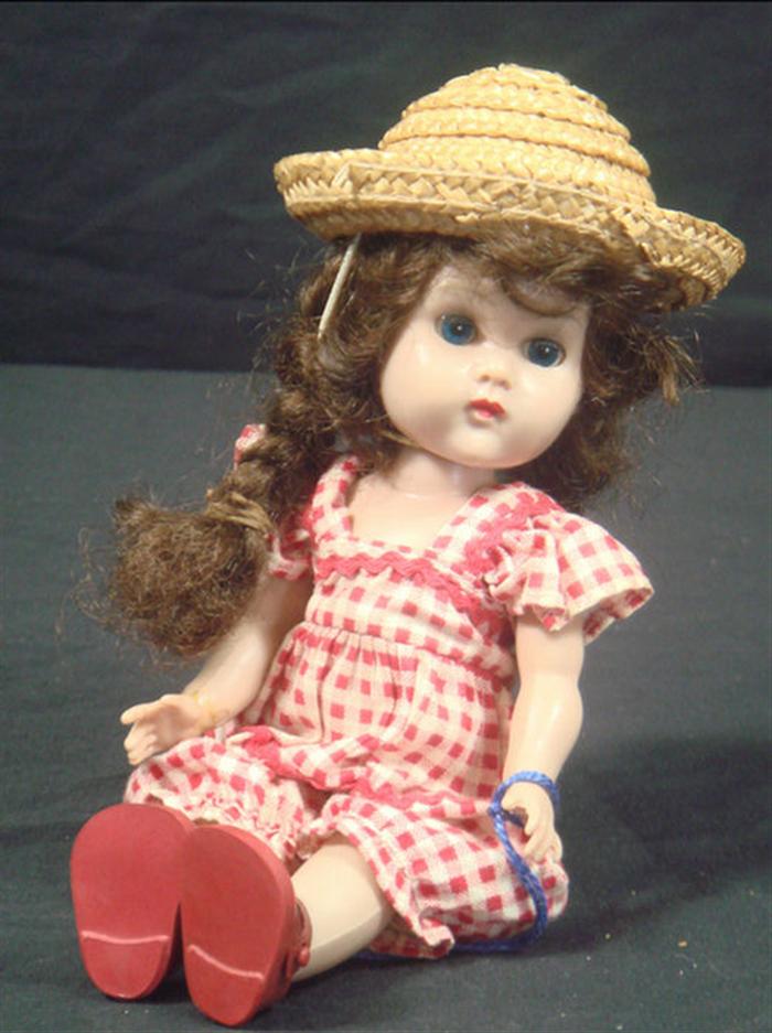 Appraisal: Vintage Vogue Ginny Doll all hard plastic marked on her