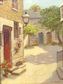 Appraisal: Hampstead Interest an oil on board view of Golden Yard