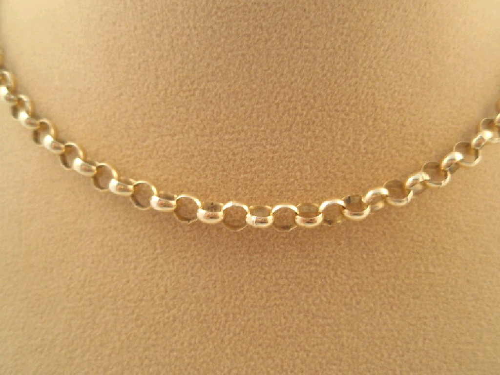 Appraisal: A ct gold belcher chain cm g