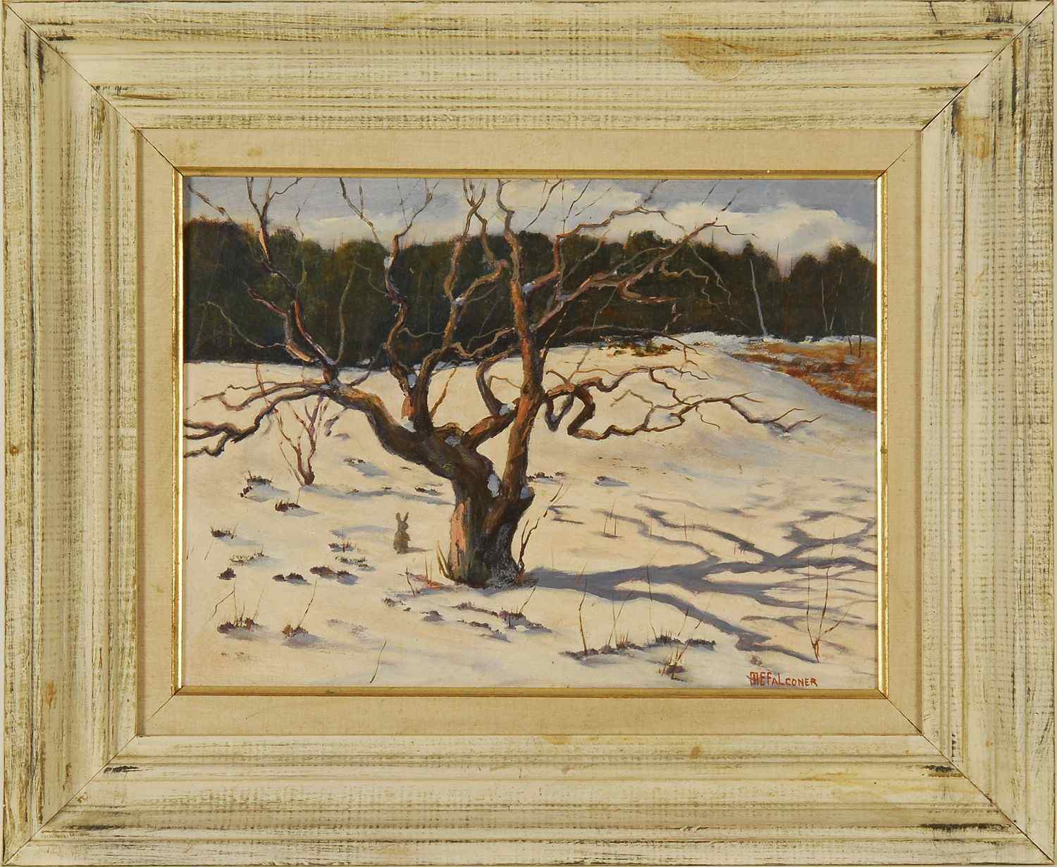 Appraisal: MARGUERITE E FALCONERCape Cod ContemporaryA lone tree on a dune