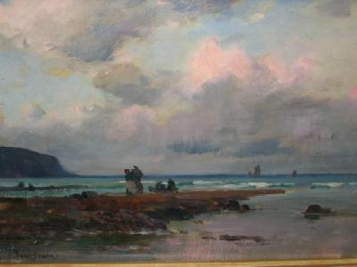 Appraisal: OWEN BOWEN - Clearing after Rain - Beach Scene with