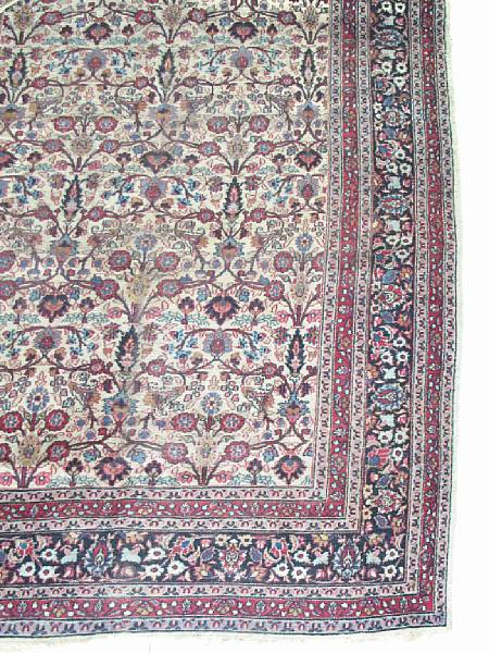 Appraisal: A Mashad rug size approximately ft in x ft in