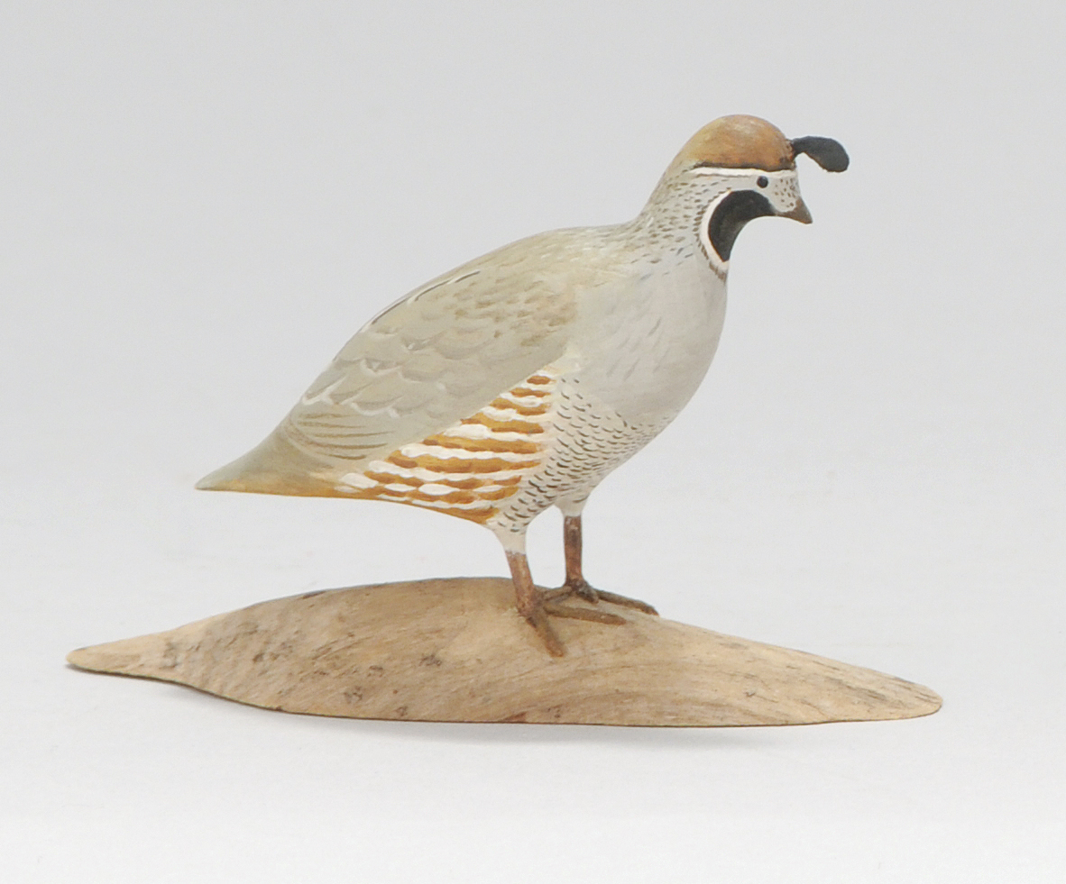 Appraisal: MINIATURE MOUNTAIN QUAIL By Harold Gibbs of Barrington Rhode Island