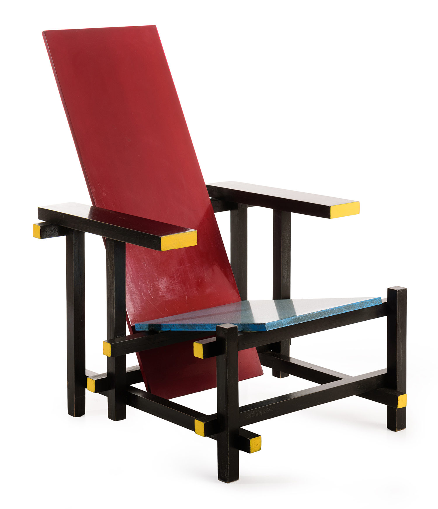 Appraisal: RED BLUE CHAIR IN THE STYLE OF RIETVELD Australia c