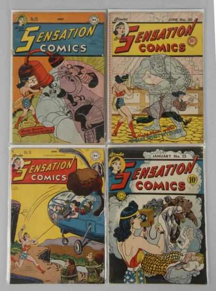 Appraisal: Lot of s Sensation Comics Description This lot includes issues