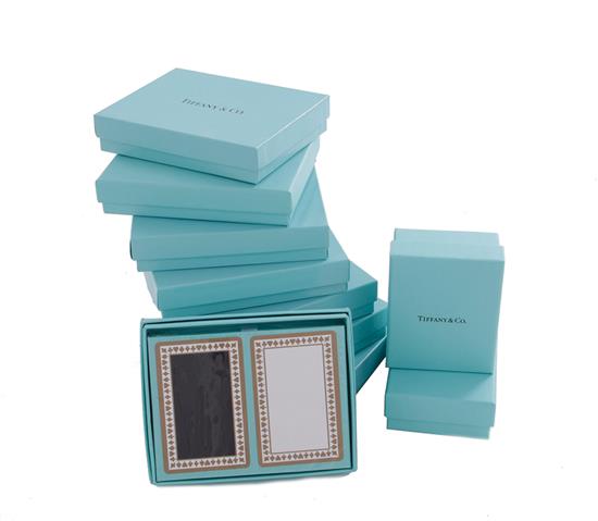 Appraisal: Tiffany Co playing cards eight two-deck sets and two single-deck