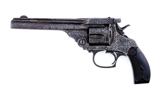 Appraisal: Argentine copy of Smith Wesson triplelock revolver caliber