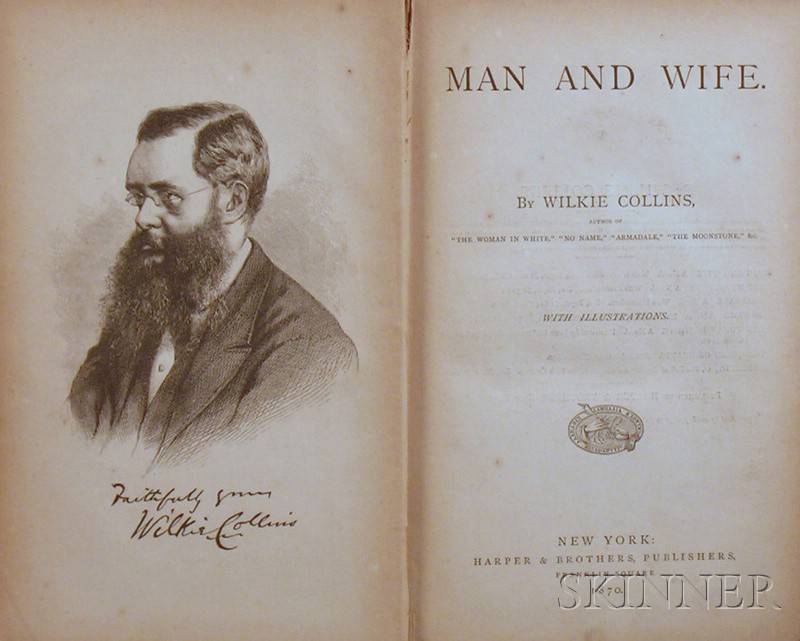 Appraisal: Collins Wilkie - Man and Wife New York Harper Brothers