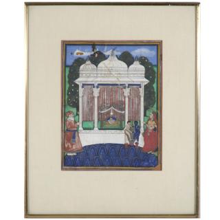 Appraisal: Northern Indian School painting Northern Indian School painting Northern Indian