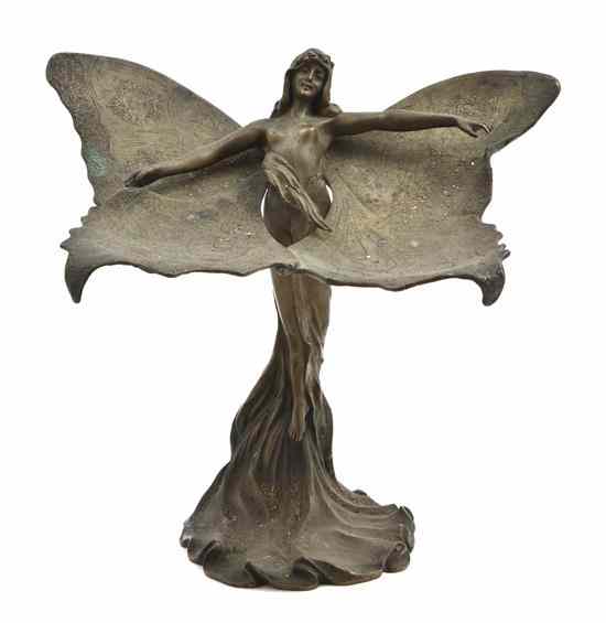 Appraisal: A French Art Nouveau Bronze Figure after Francis Renaud -