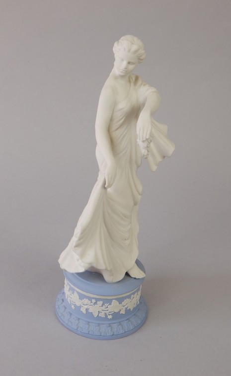 Appraisal: A Wedgwood blue Jasperware figure from The Dancing Hours Collection