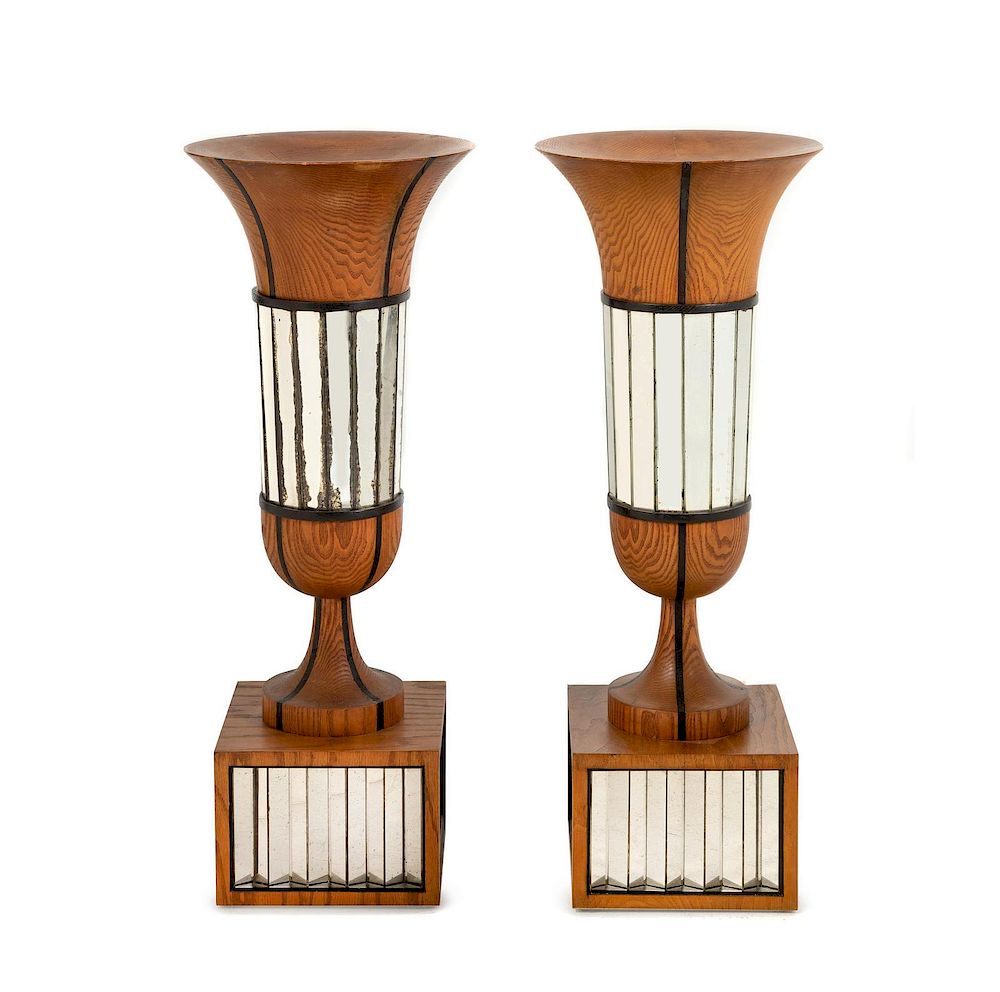 Appraisal: Alexander Volay th Century A Pair of Torcheres Alexander Volay