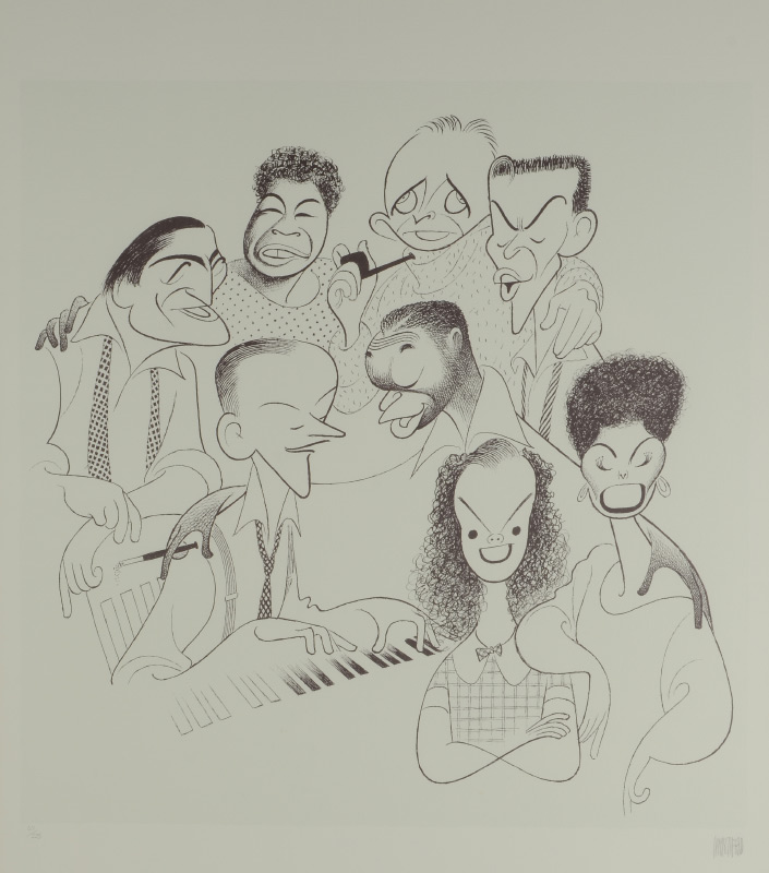 Appraisal: HIRSCHFELD Al American - Al Hirschfeld's American Popular Song Great