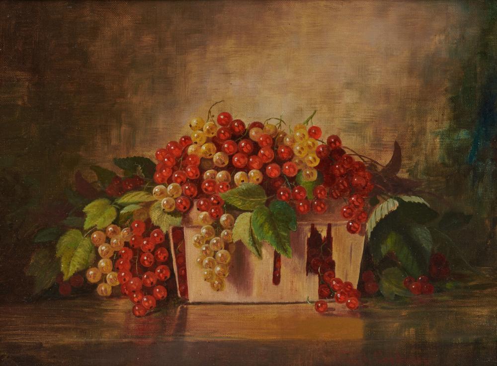 Appraisal: RICHARD LaBARRE GOODWIN American - Still Life with Currants in