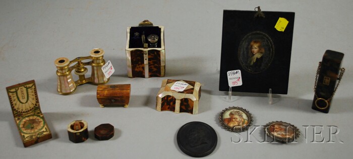 Appraisal: Group of Assorted Decorative and Collectible Articles a Wedgwood basalt