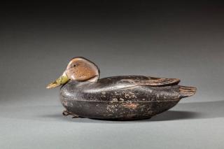 Appraisal: Black Duck C Ridgeway Marter - Burlington NJc A hollow