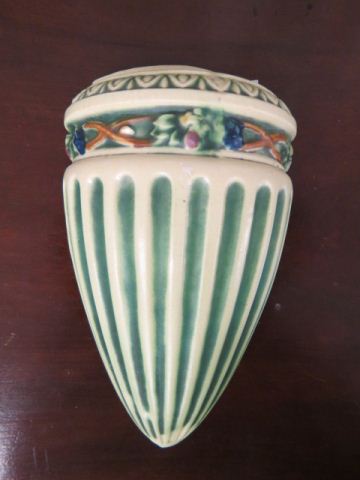 Appraisal: Roseville Pottery Corinthian Wall Pocket excellent