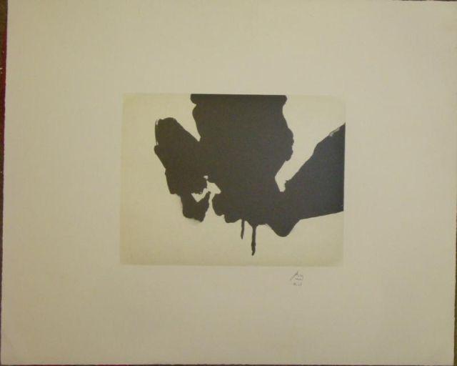 Appraisal: MOTHERWELL Robert nd ' Pencil Initialed Print nd of two