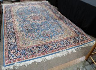 Appraisal: Persian Kerman carpet Persian Kerman carpet ' x '