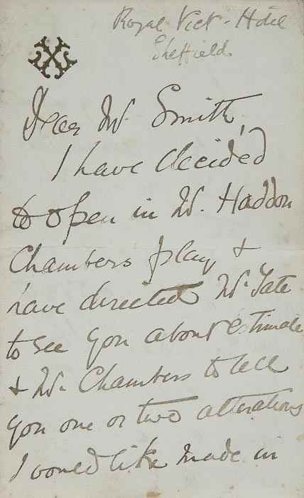 Appraisal: Langtry Lillie Autograph letter signed by Lillie Langtry pp vo