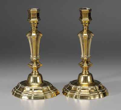 Appraisal: Pair French candl