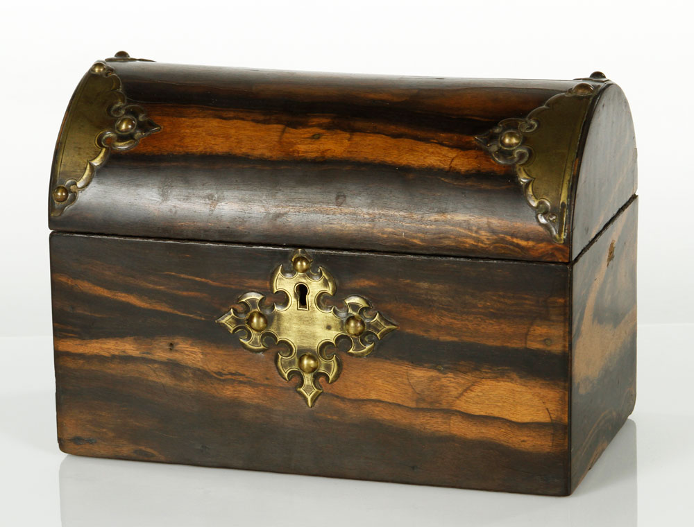 Appraisal: - th Century Ladies Box th Century Ladies Box coromandel