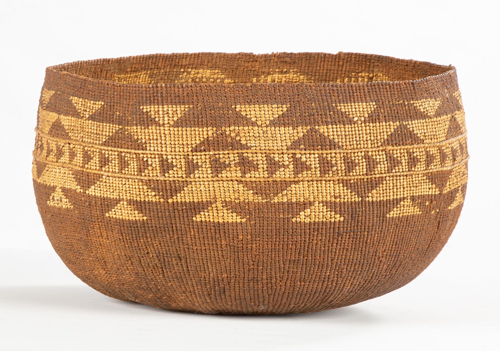 Appraisal: NATIVE AMERICAN WOVEN BASKET circa