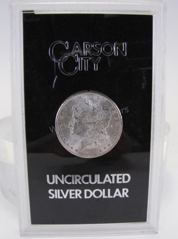 Appraisal: -CC Morgan Silver Dollar uncirculated Carson City mint mark in