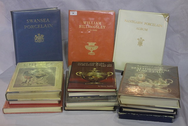 Appraisal: BOOKS A collection of porcelain related books to include Chelsea