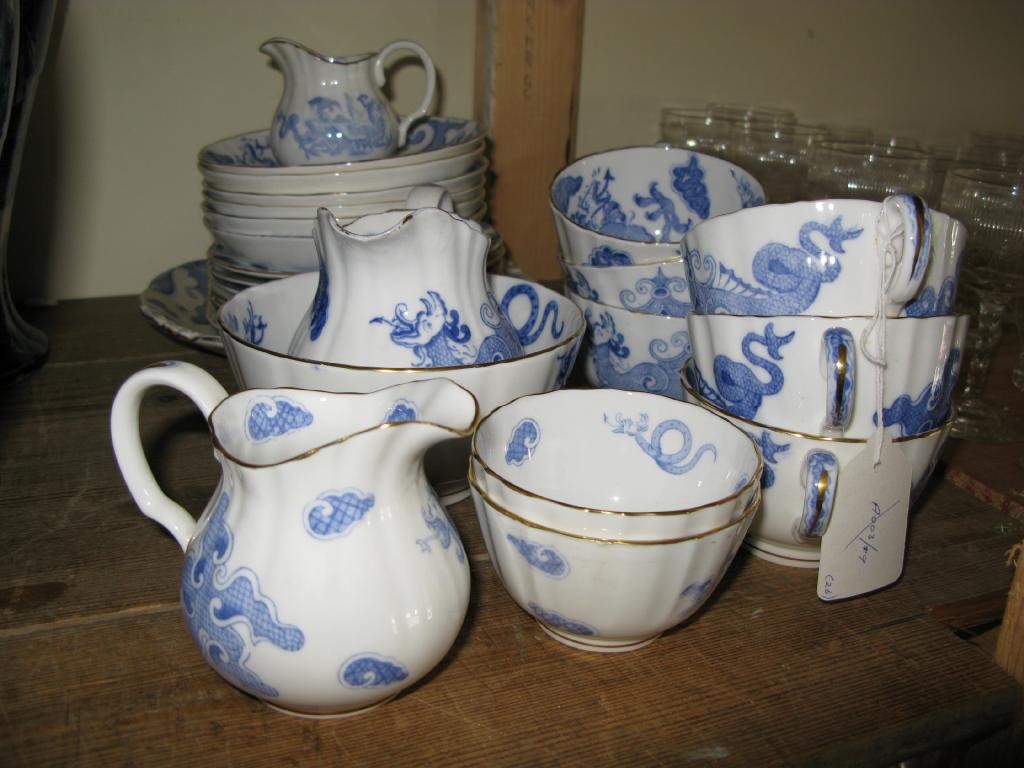 Appraisal: A Royal Worcester tea set twenty-six pieces for a six