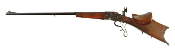 Appraisal: HAENL FALLING BLOCK GERMAN SCHUTZEN RIFLE Cal x R NSN