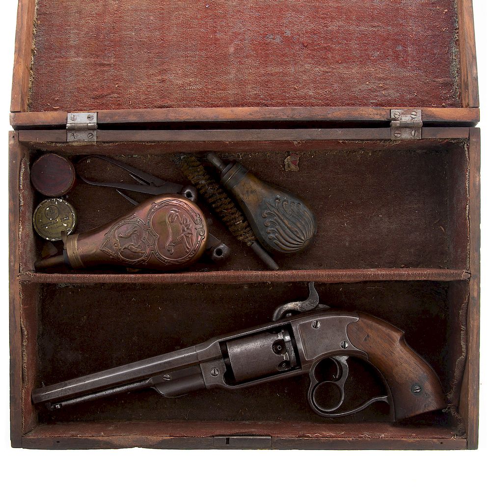 Appraisal: Savage Civil War Percussion Revolver in octagonal barrel no serial