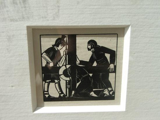 Appraisal: ERIC GILL - 'Way of the Cross' wood engraving square