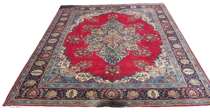 Appraisal: Semi Antique Tabriz Carpet circa 's Large area carpet marked