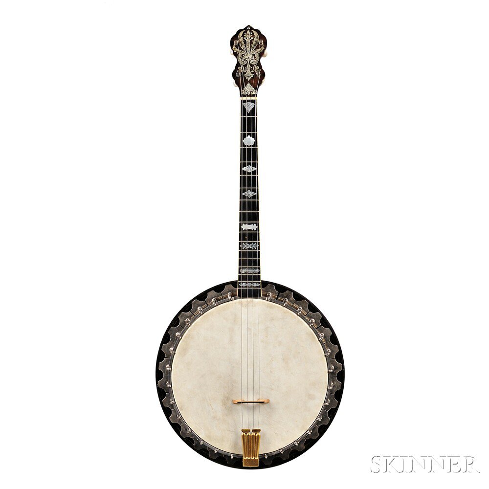 Appraisal: American Banjo The Vega Company Boston Style X No branded