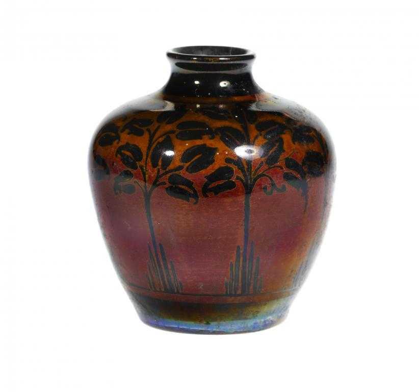 Appraisal: A PILKINGTON'S ROYAL LANCASTRIAN LUSTRE WARE VASE of shouldered form