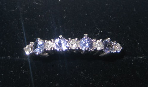 Appraisal: CT Tanz Diamond Half Eternity Ring size L retail price