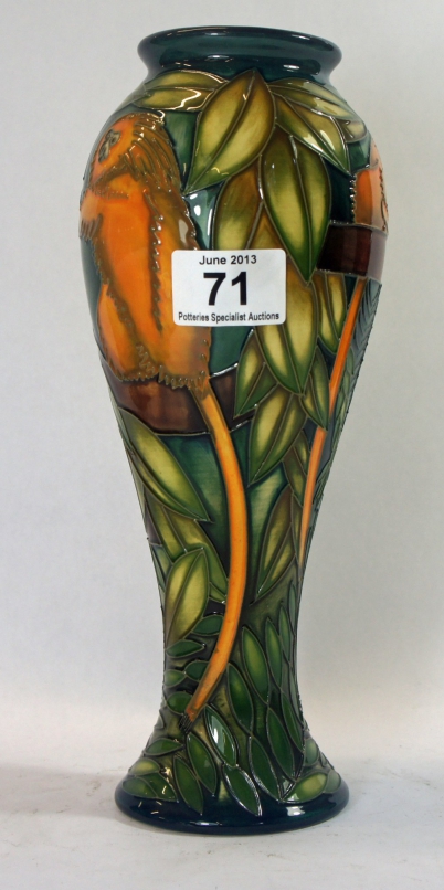 Appraisal: Moorcroft Vase decorated with Monkeys signed Sian Leper dated height