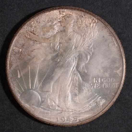 Appraisal: Ten United States walking Liberty type silver half dollars all