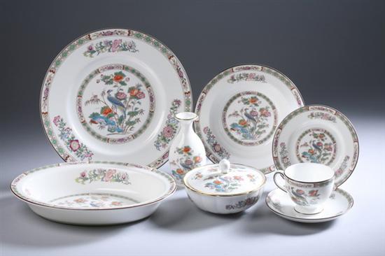 Appraisal: -PIECE WEDGWOOD PARTIAL DINNER SERVICE 'Kutani Crane' pattern Including twelve