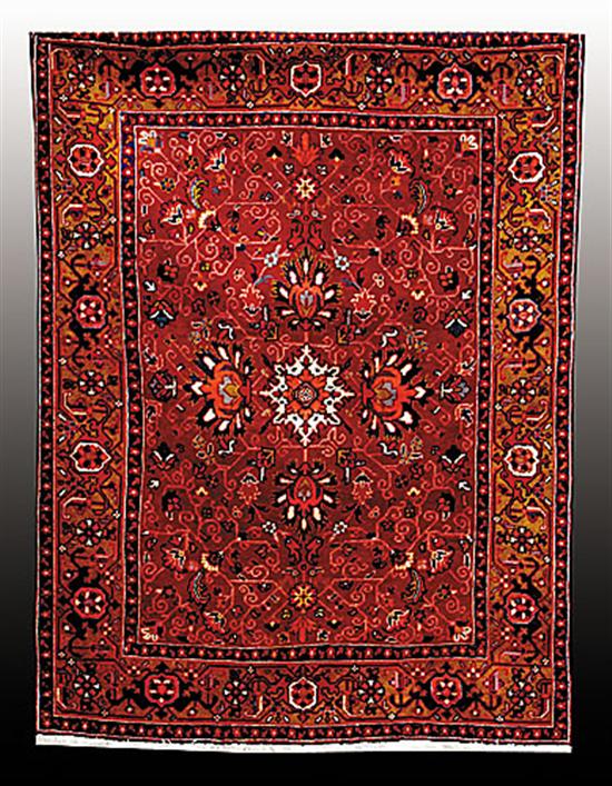 Appraisal: Persian Heriz carpet circa ' x '