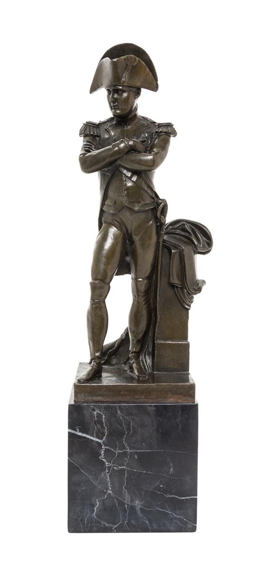 Appraisal: Sale Lot A Continental Bronze Figure th century depicting Napoleon